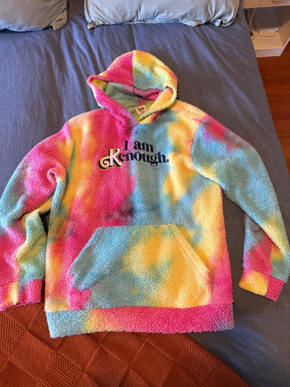 Barbie the Movie Official Tie-Dye I am Kenough Hoodie
